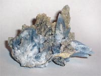 Celestine crystal cluster